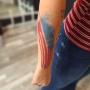 Flag feather