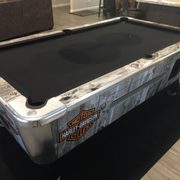 Custom wrap, new felt and bumpers. Delivered and installed