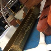 Brass planter