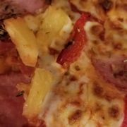 There they are, I think I found the pineapple on my large Hawaiian pizza.