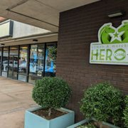 Entrance & sign
