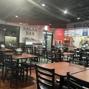 tables and chairs