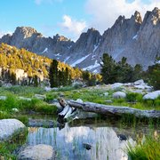 Absolutely gorgeous! This is where we gathered our drinking water on our backpacking journey. Kearsarge Pinnacles, Kings Canyon Nat'l Park.
