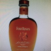 a bottle of four roses bourbon