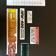 Branding, Directions, Caution, Warning, Equipment Labeling....we can do it all!