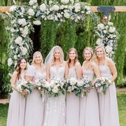 The Bride with her Bridesmaids