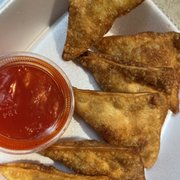Crab Meat w/ Cream Cheese Wontons