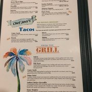 New menu