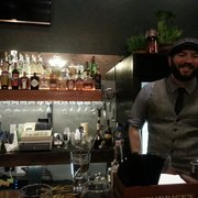Travis makes a mean cocktail.
