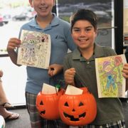 Halloween coloring contest winners!!! Contests every holiday!!!