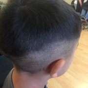 Had to go to another barber to fix whatever the barber in the back corner was trying to do!!!!!