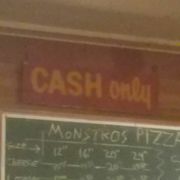 Cash only