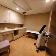 Treatment room for EmSculpt