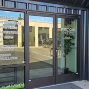 the front door of a building