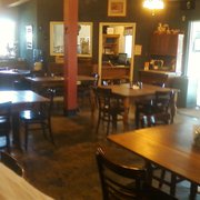 Interior of market/restaurant