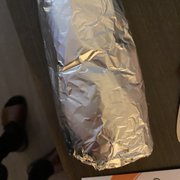 Burrito size big, quality so so.