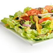 a salad on a plate