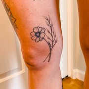 Hand poke tattoo