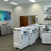 RMC's Chico Showroom. (with machines staged ready for install)