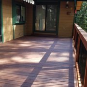 Cinnabar Composite Decking.