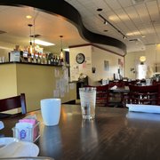 a view of the dining room