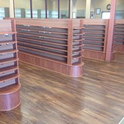 radius displays for store front