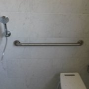Shower surround and grab bars