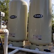 Galvanized tot bladder tank conversion.