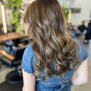Hair by Stephanie Rethans. Balayage with lowlight.