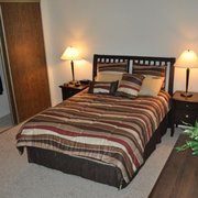 Spacious and modern bedrooms.