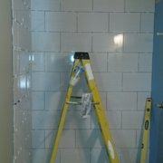 Tile shower surround
