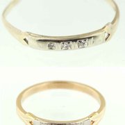 Ring restoration, before and after