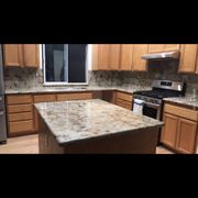 Lapidus Granite Kitchen with Full Height Backsplash