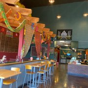 the interior of the restaurant