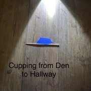 Cupping at seams in hallway