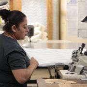 Quilted covers can give the mattress a plush quilt. We also offer wool batting for a natural finish.