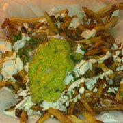 Asada fries. Hits the spot but does not come with cheese :(