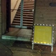 There is a staircase!