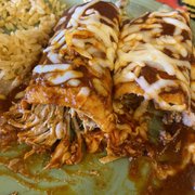 My Enchiladas glimpse of Ground beef and Carnitas! Easy to finish.