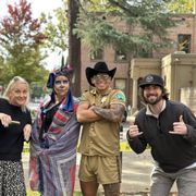 ChicoStart staff in their Halloween costumes.