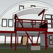 a 3d view of a house