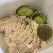 Chicken and rice plate