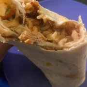 Super Burrito W/ Shredded Chicken