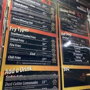 Sides/Drink menu