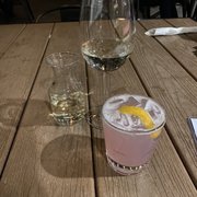 Pinot Grigio and lavender lemonade