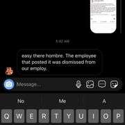 a text message on a phone