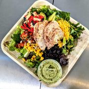 Southwest Salad with Cilantro Lime Dressing