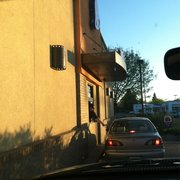 Drive through faces the esplanade.