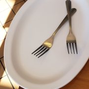 Eating in includes plates and silverware