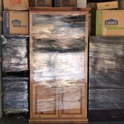 We protect everything shrink wrapped and blankets